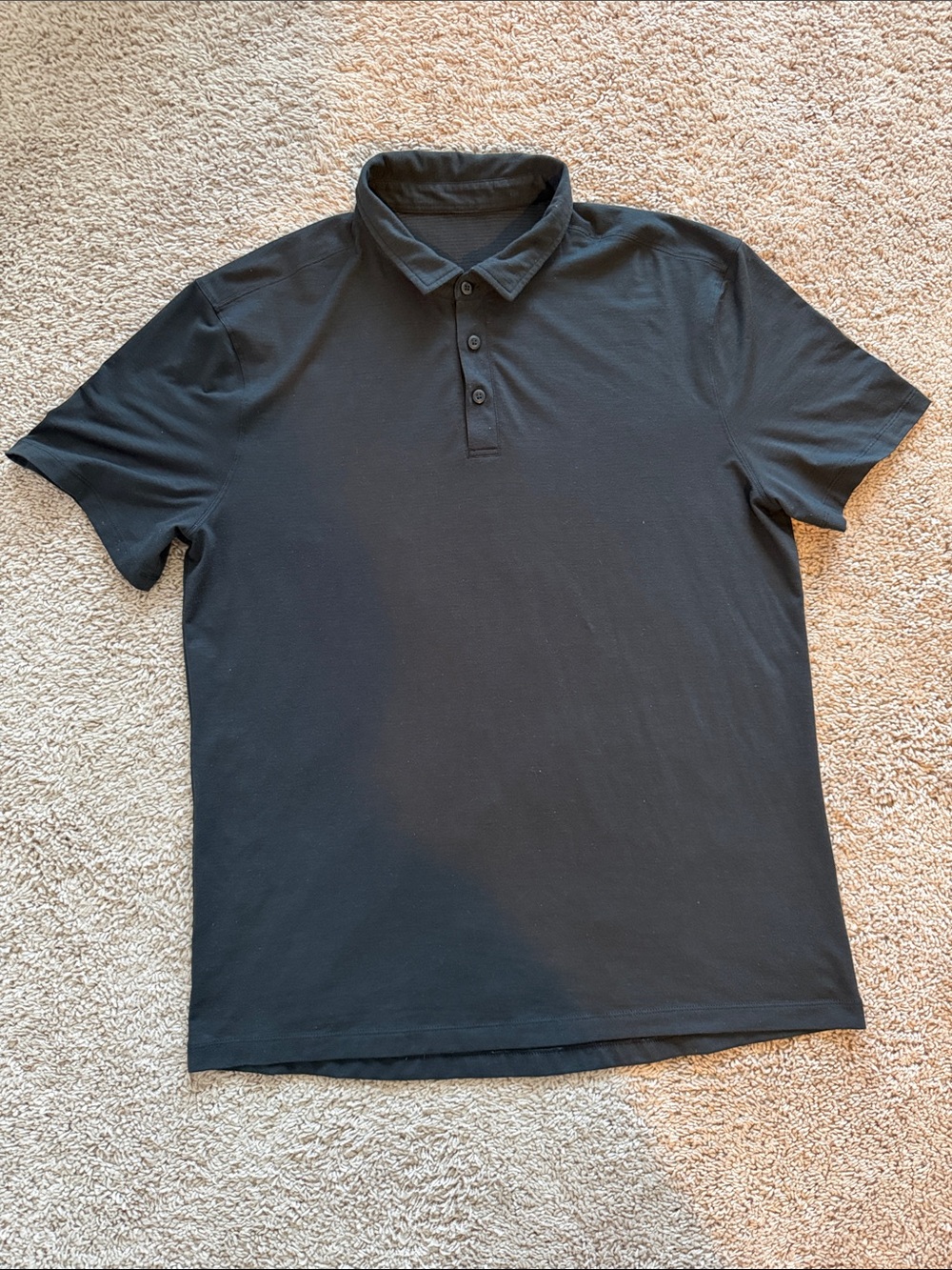 lululemon athletica Black Men's Polo Shirt